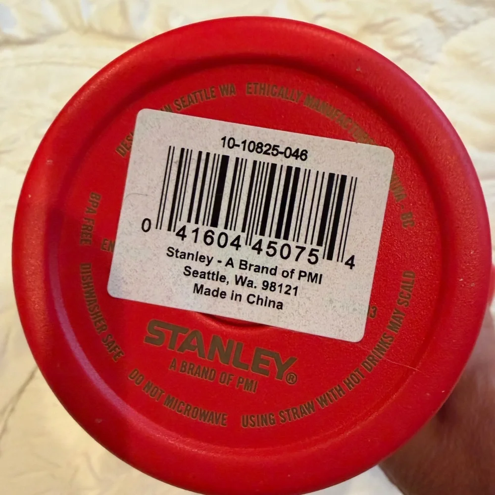 NWT new Stanley target valentines Heart Pattern Red Tumbler quencher 40 oz red - Picture 6 of 11